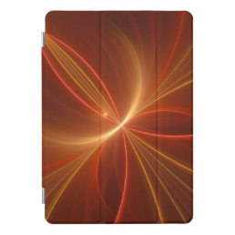 Mystical Abstract Fractal Art Modern Warm Colors iPad Pro Cover