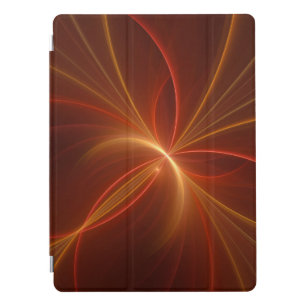 Mystical Abstract Fractal Art Modern Warm Colors iPad Pro Cover