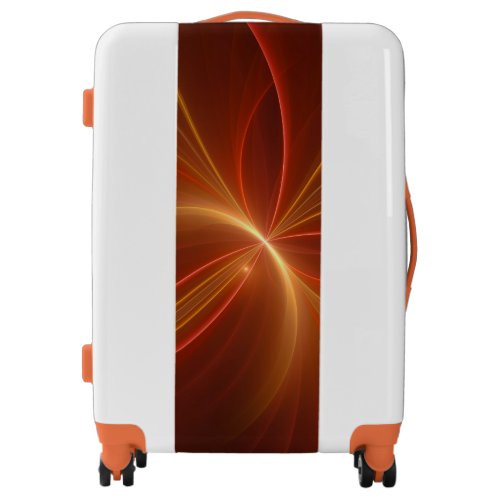 Mystical Abstract Fractal Art Modern Warm Colors Luggage