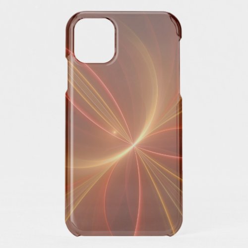Mystical Abstract Fractal Art Modern Warm Colors iPhone 11 Case