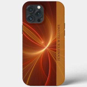 Mystical Abstract Fractal Modern Warm Colors Name iPhone 13 Pro Max Case