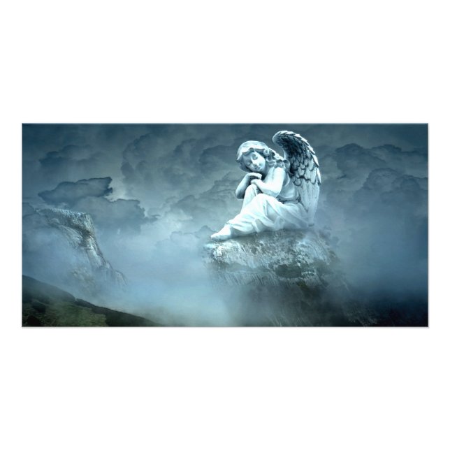 Mystical Angel on Mountain Card (Front)