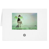 Mystical Angel Support Friendship Card (Back Horizontal)