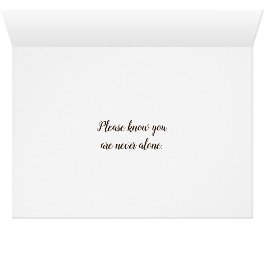 Mystical Angel Support Friendship Card (Inside Horizontal (Bottom))