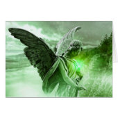 Mystical Angel Support Friendship Card (Front Horizontal)