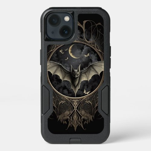 Mystical Black Bat iPhone 13 Case