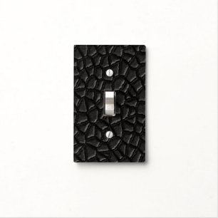 Mystical Black Dragon Scale Light Switch Cover