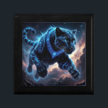 Mystical Black Panther with Glowing Patterns Gift Box<br><div class="desc">A glowing black panther adorned with magical patterns, running dynamically in a cosmic landscape.</div>