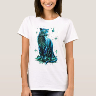 Mystical Blue Energy Jaguar T-Shirt