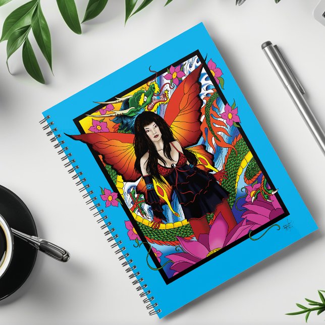 Mystical Blue Gothic Fantasy Fairy Dragon Planner (Creator Uploaded)