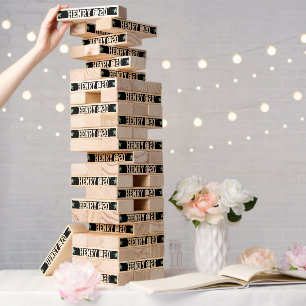 Mystical Blue-Green Stars and Black Background Topple Tower