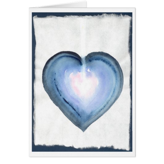 Mystical Blue Heart Cards (Front)