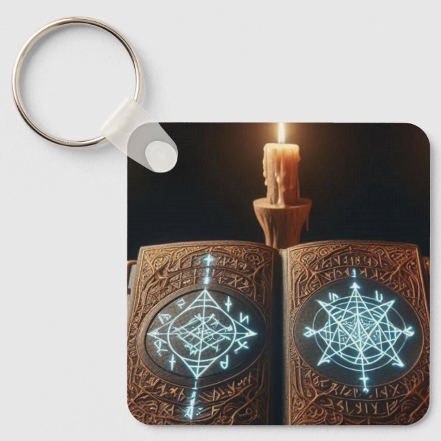 Mystical Book  Keychain (Front)