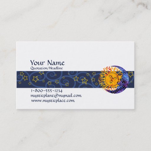 Customizable Mystical Business Card Templates
