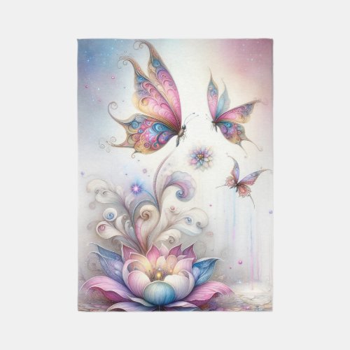 Mystical Butterfly Area Rug