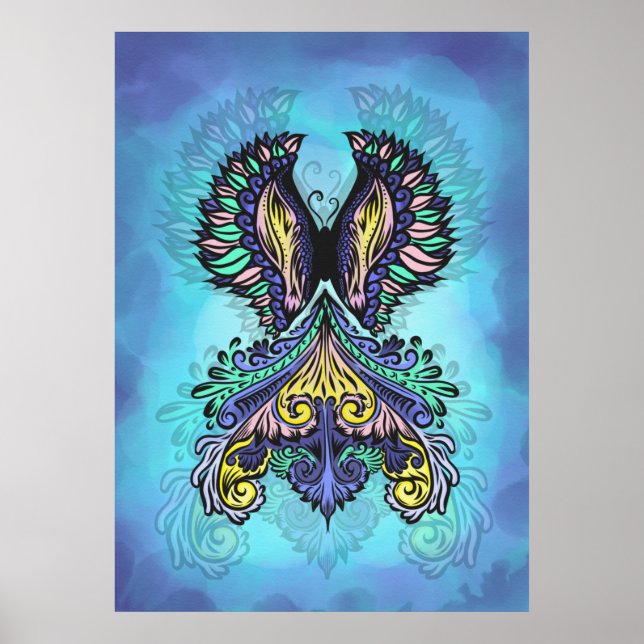 Mystical Butterfly Spirit  Poster (Front)
