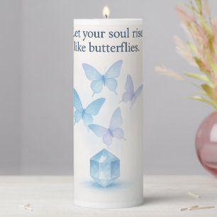 Mystical Butterfly with Crystal Light Candle – Spi