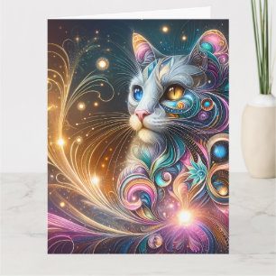 Mystical Cat-Add your special message Card
