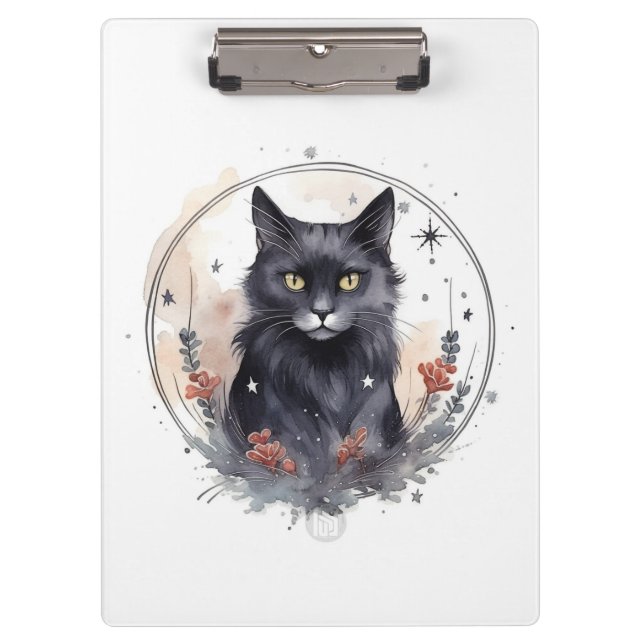 Mystical Cat Clipboard (Front)