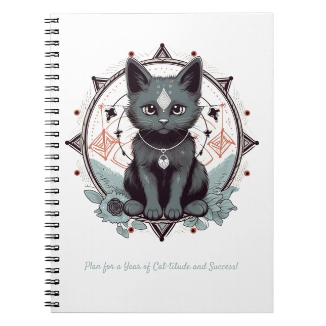 Mystical Cat Notebook (Front)
