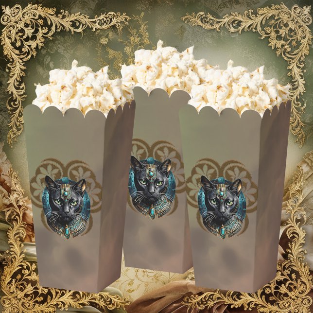 Mystical cat of Egypt, black as night,  Favor Boxes (Creator Uploaded)