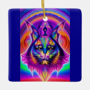 mystical cat ornament