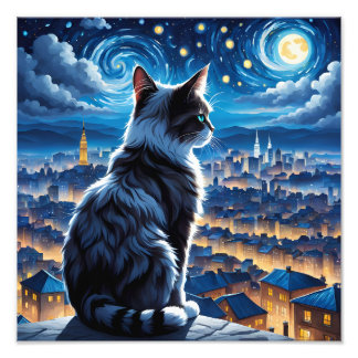 Mystical Cat Photo Print