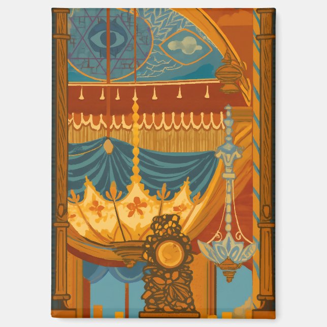 Mystical Ceiling Print from Brighton’s Music Room Magnet (Front)