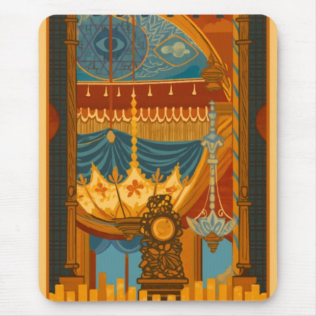 Mystical Ceiling Print from Brighton’s Music Room Mouse Pad (Front)