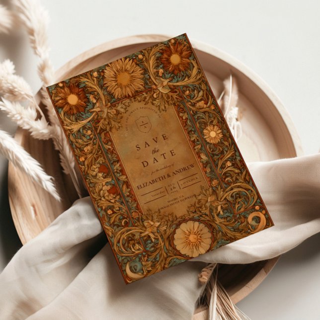 Mystical Celestial Baroque Wedding Save The Date (Creator Uploaded)