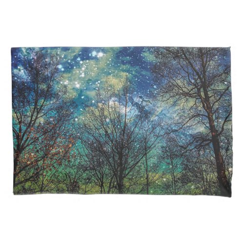 Mystical Celestial Forest Pillow Case