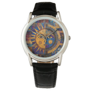Mystical Celestial Sun Moon Alchemy Watch