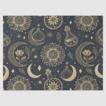 Mystical Celestial Witchcraft - Gold Botanical (2) Tissue Paper