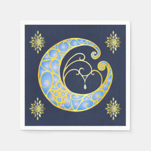 Mystical Celtic Moon Napkins