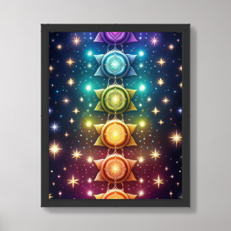 Mystical Chakras Framed Art
