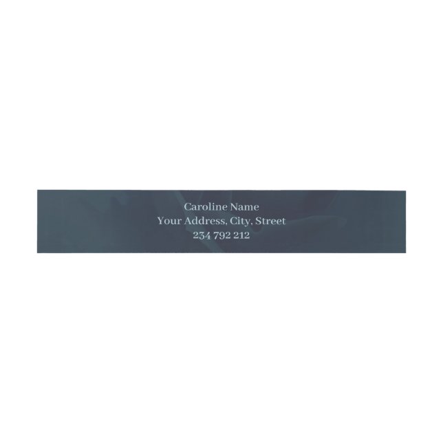 Mystical connection,  mystical woman and the lion. invitation belly band (Flat)