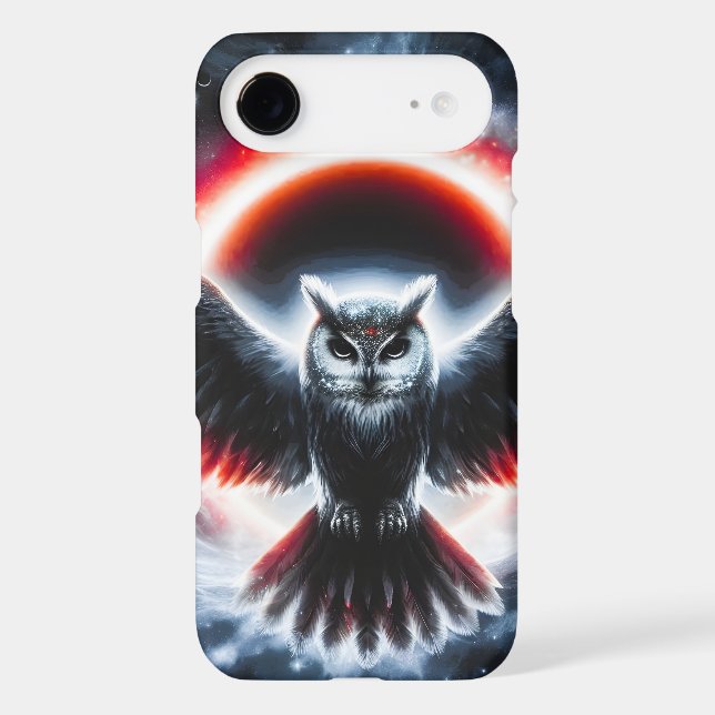Mystical Cosmic Celestial Owl Case-Mate iPhone Case (Back)