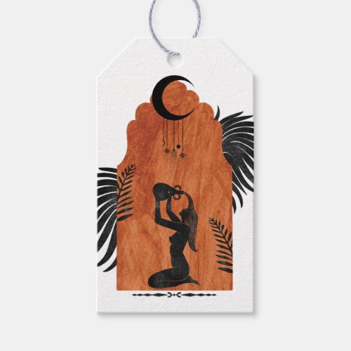 Mystical Cosmic Copper and Black Gift Tags