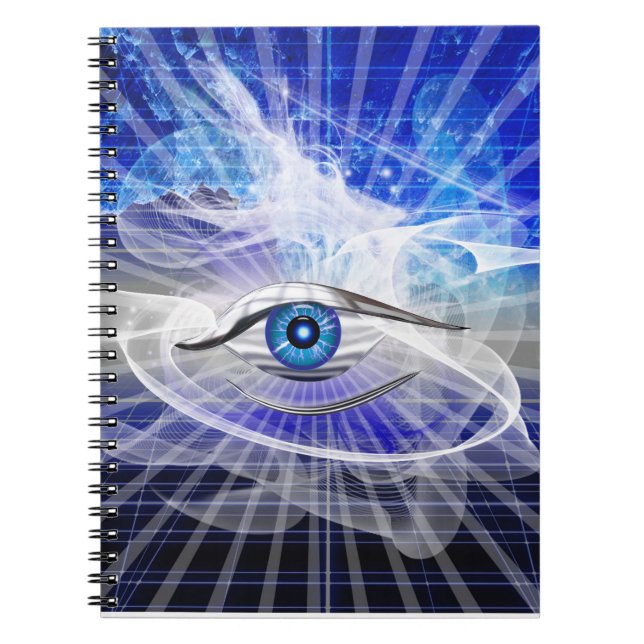 Mystical Cosmic Eye Theme Notebook (Front)