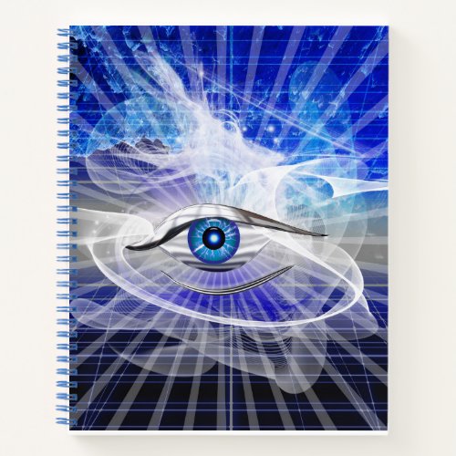 Mystical Cosmic Eye Theme Notebook