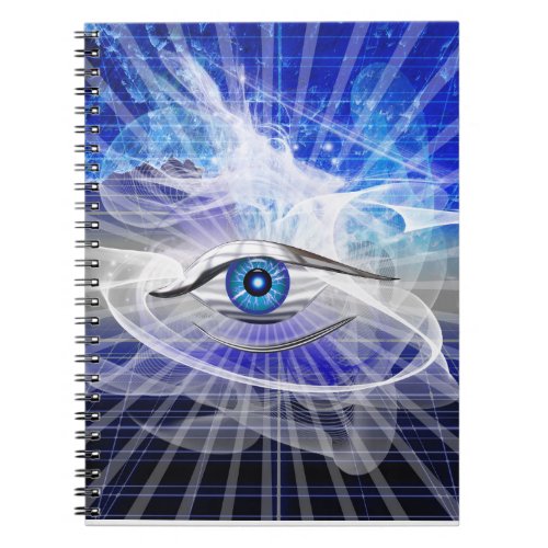Mystical Cosmic Eye Theme Notebook