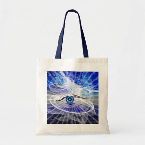 Mystical Cosmic Eye Tote Bag