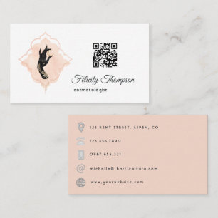 Mystical Cosmic QR Code Business Card