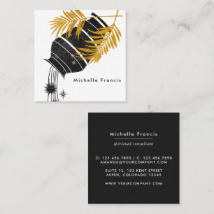 Mystical Cosmic Square Business Card