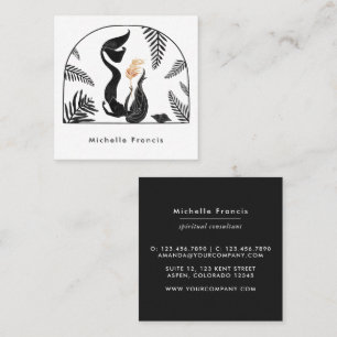 Mystical Cosmic Square Business Card