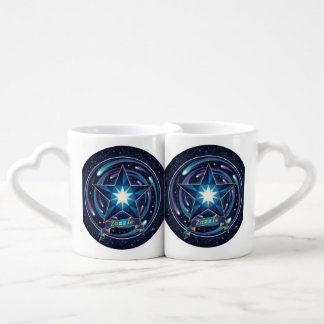 Mystical Cosmic Star Mug - Celestial Galaxy Art