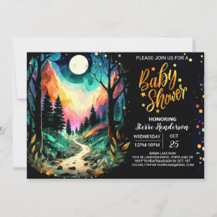 Mystical Cottage Grove Baby Shower Invitation