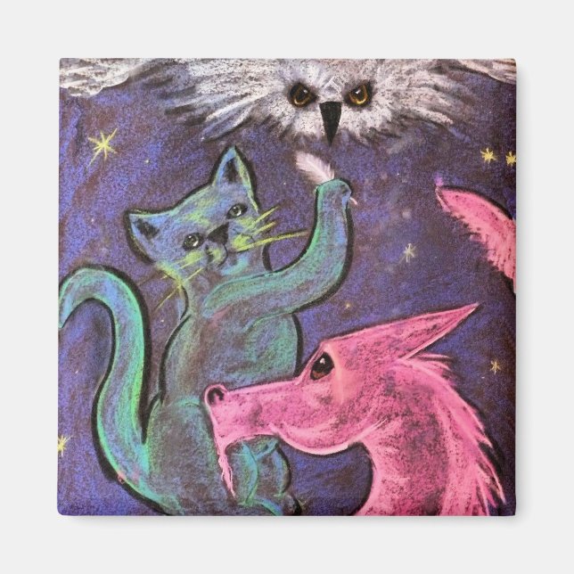 Mystical creatures magnet (Front)