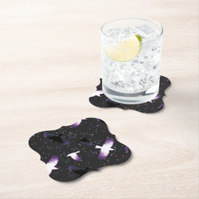 Mystical Crows Paper Coaster (Insitu)