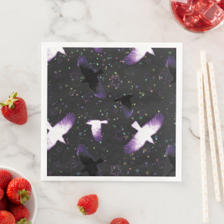 Mystical Crows Paper Dinner Napkins